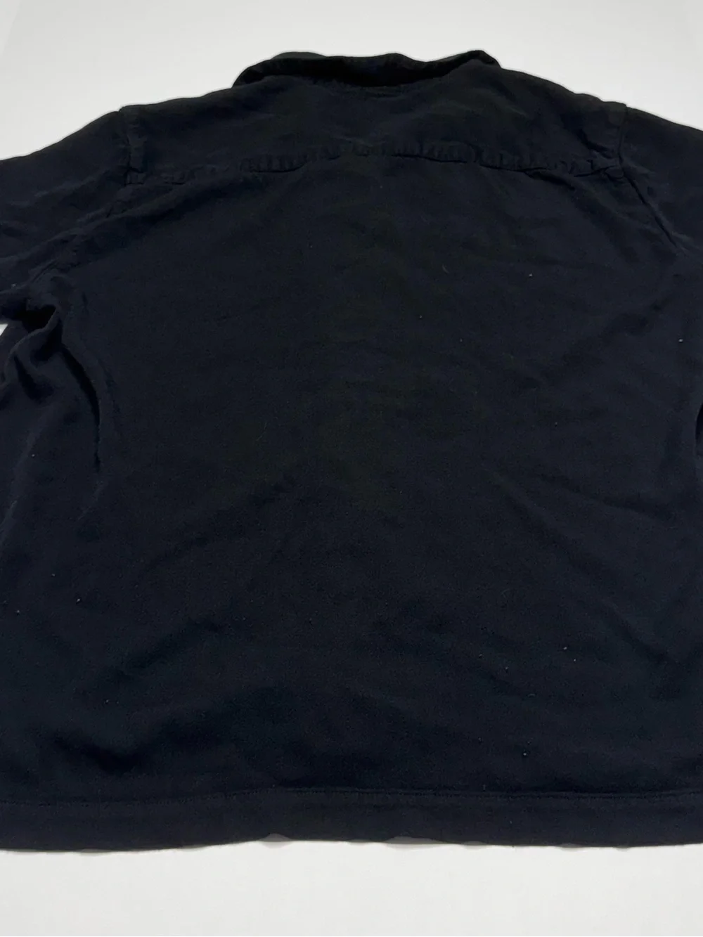 Forever 21 Men’s Black Short-Sleeve Button-Down Shirt